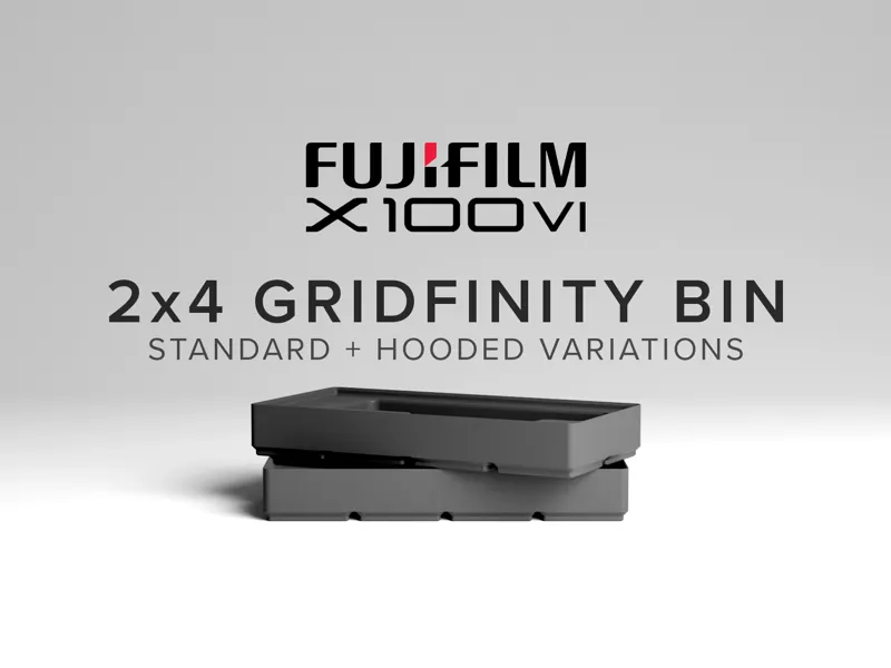 Fujifilm x100VI Gridfinity - Hood & Standard Fit
