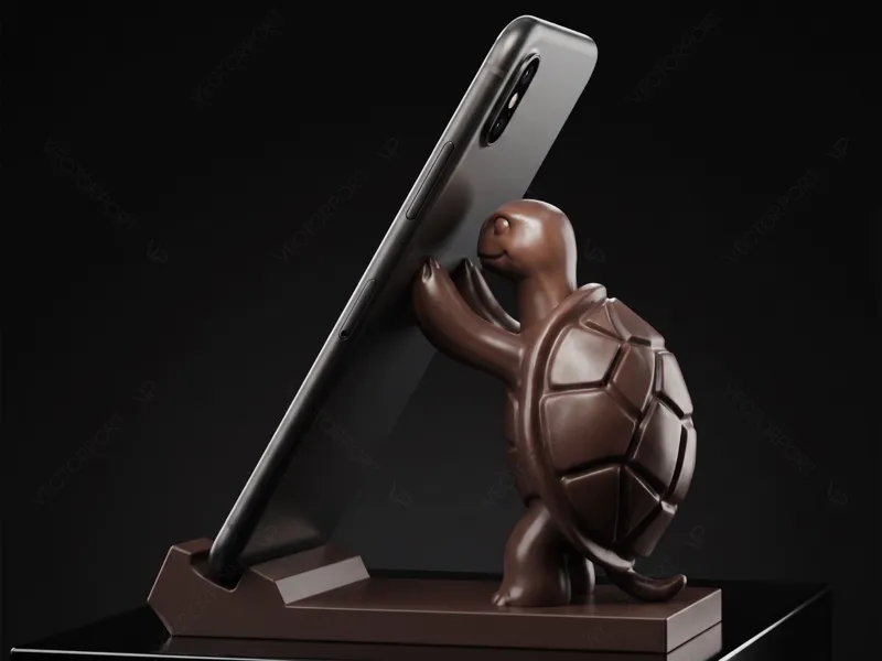 Turtle Smartphone Holder Desk Stand #005