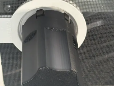 Camper ceiling vent knob extension