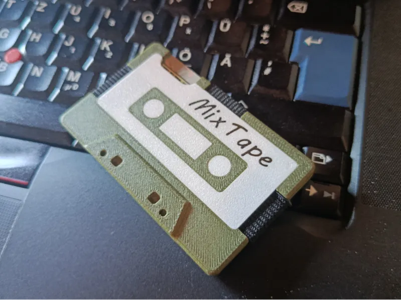 Wallet Mix Tape / Retro Casette Tape  80er