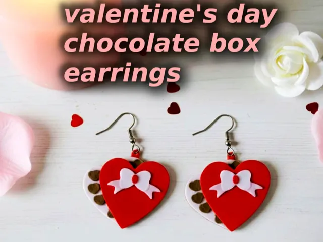 Valentine’s Day Chocolate Box Earrings