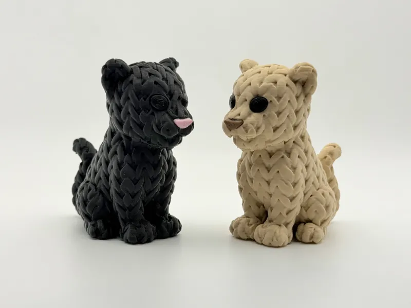 Cachorro Felino Tejido - León/Pantera