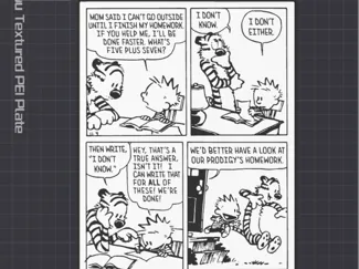 Calvin and Hobbes - Math Homework