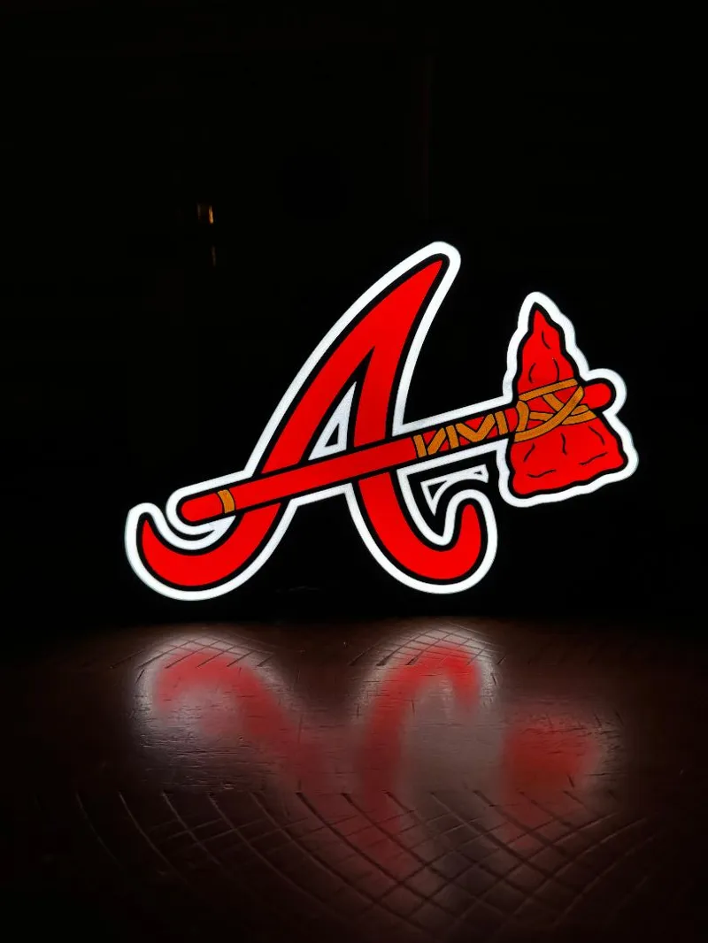 Atlanta Braves Led Light Box