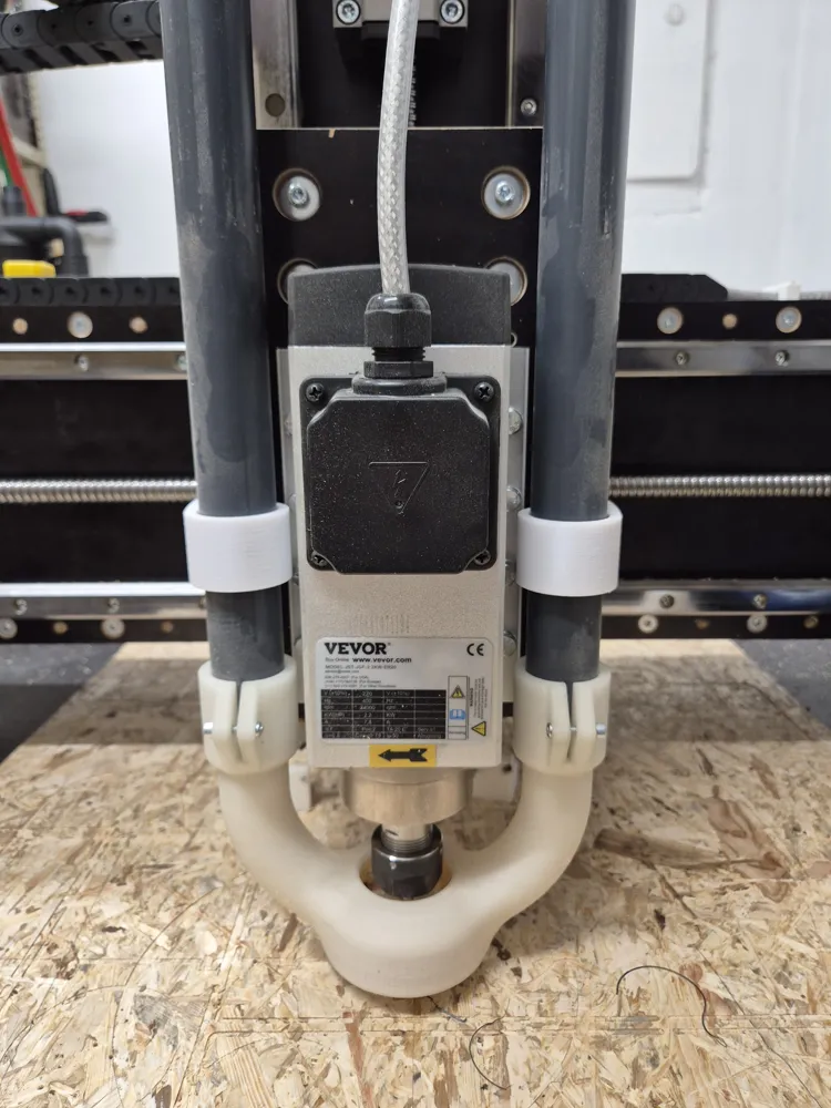 Z-independent dust extraction for CNC router - Free 3D Print Model ...