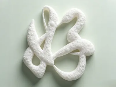 Chinese character - Good - Snow Cookie - Refrigerator Magnet