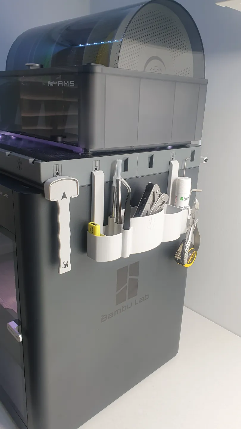 Tool storage - P1S P1P X1C Riser - mp5works by mp5works - MakerWorld