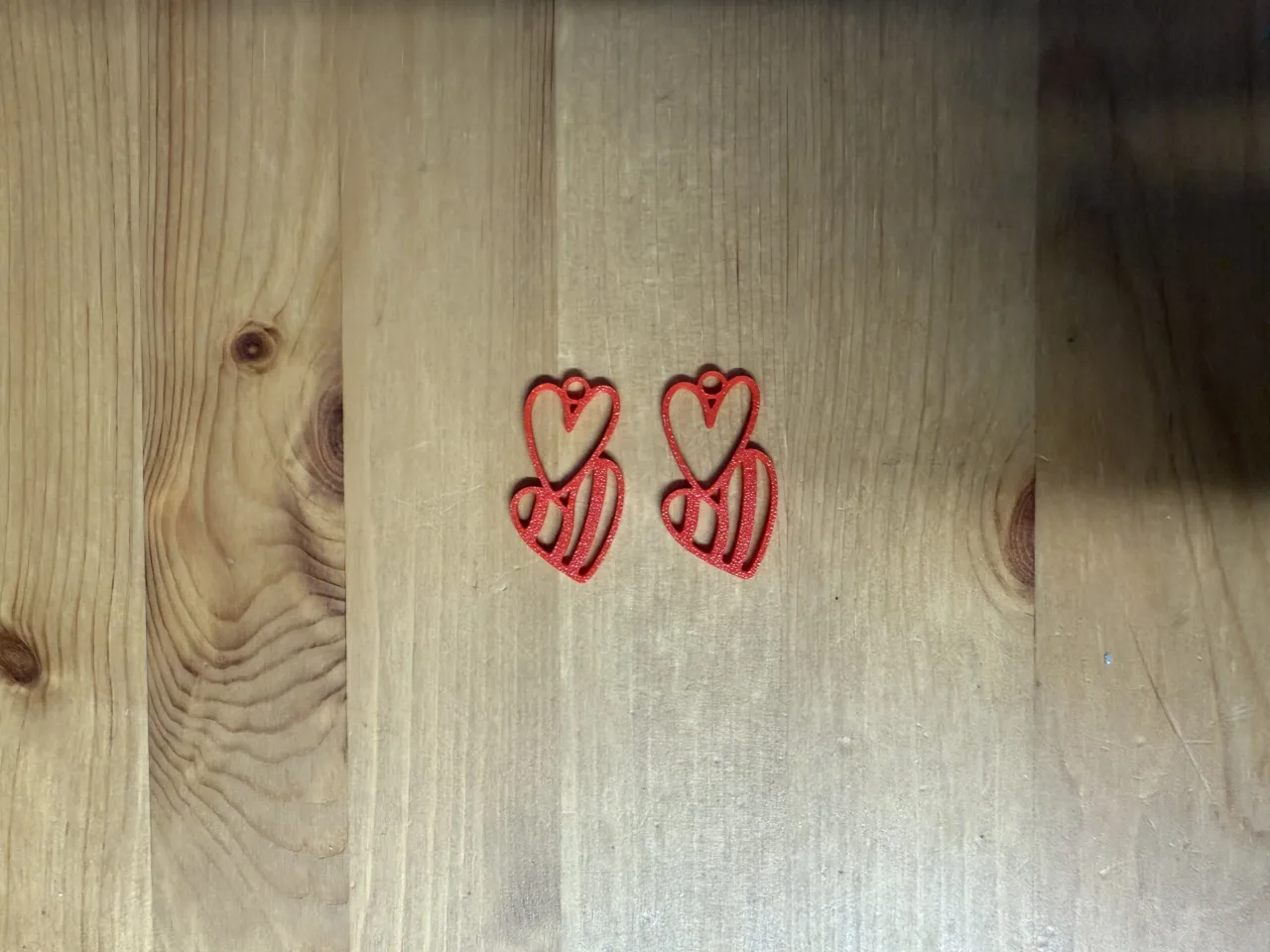 Heart Earrings view 2