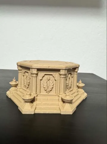 Figura decorativa: Ancient Greek Temple Display Base — vista de referencia 3