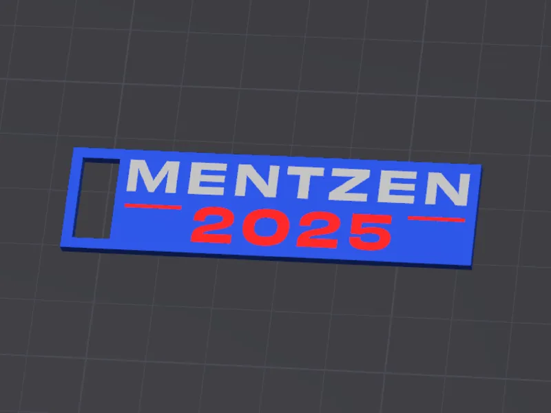 Mentzen 2025 key chain