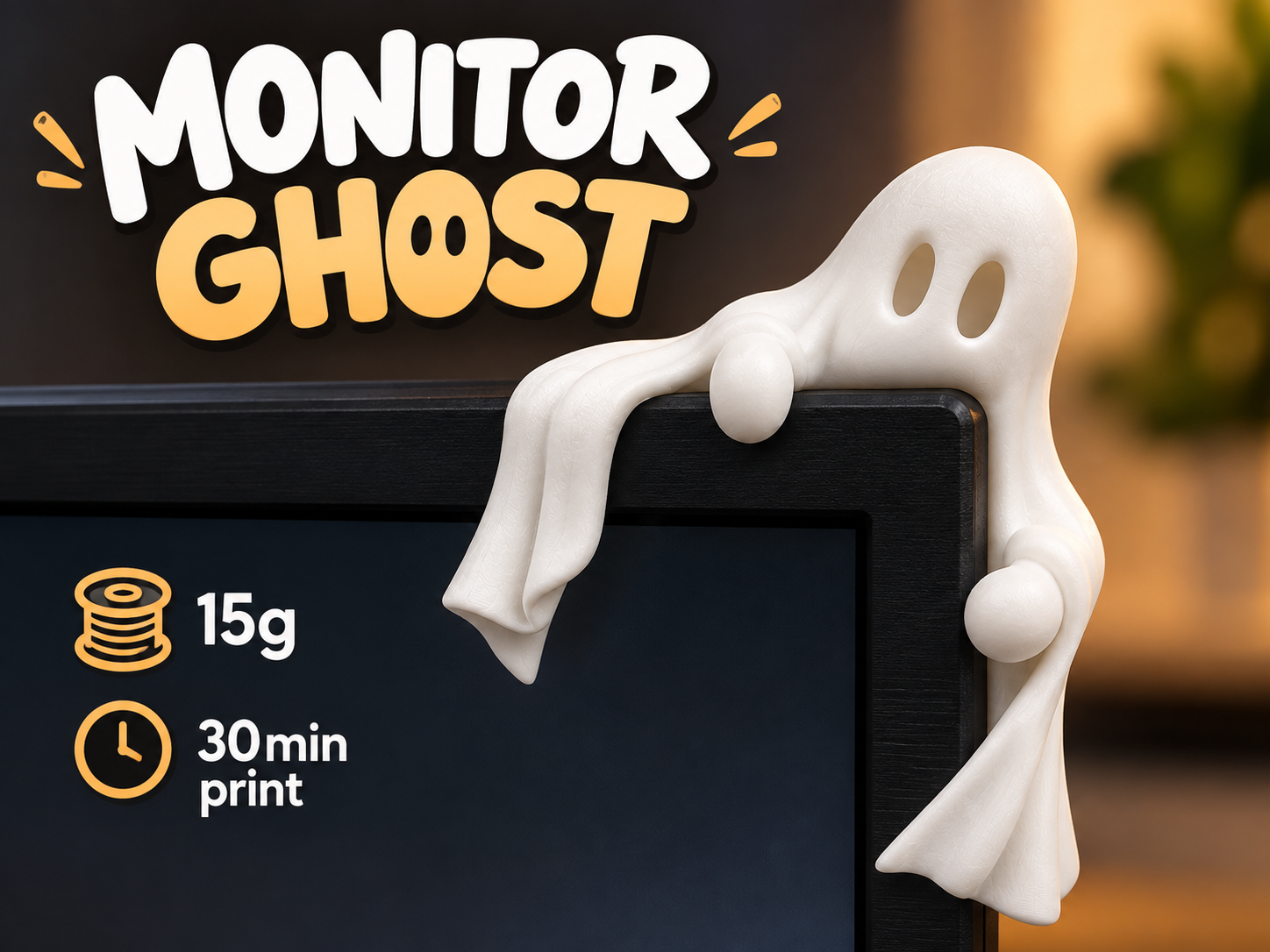 Monitor Ghost – 15g | Easy & Fast Print - 1