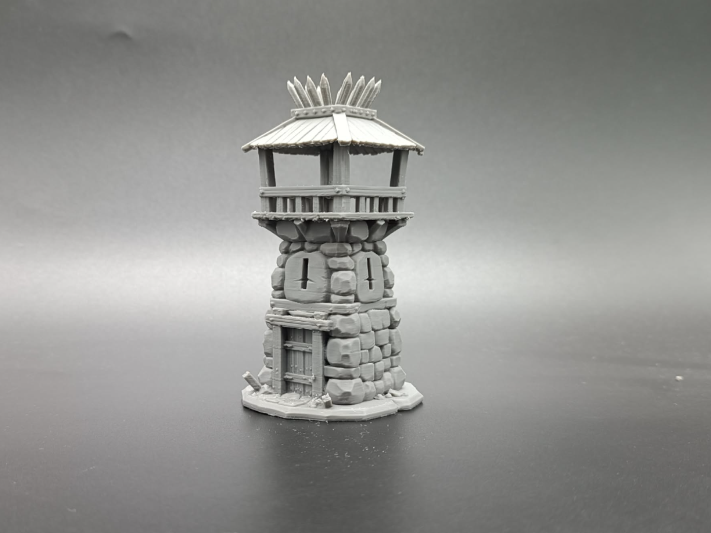 Medieval Watchtower Mini Terrain - RPG Terrain DnD