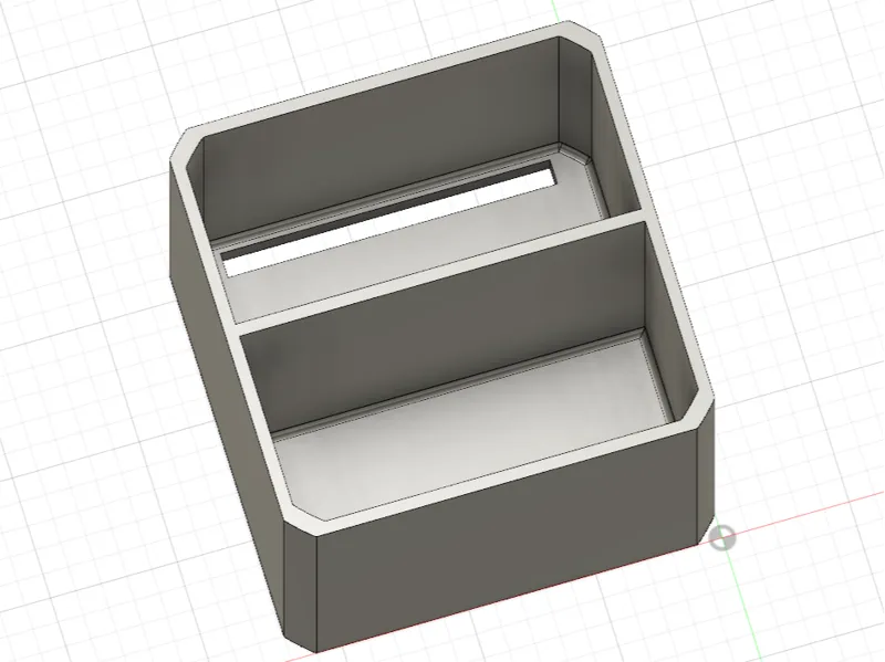 Basic desk storage cube