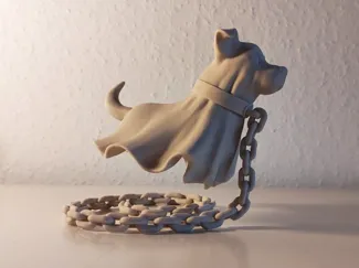 Floating Ghost Dog Illusion - Jack Russell Terrier