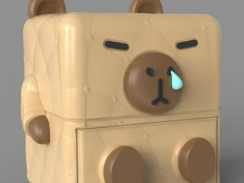 卡皮巴拉储物盒抽屉
