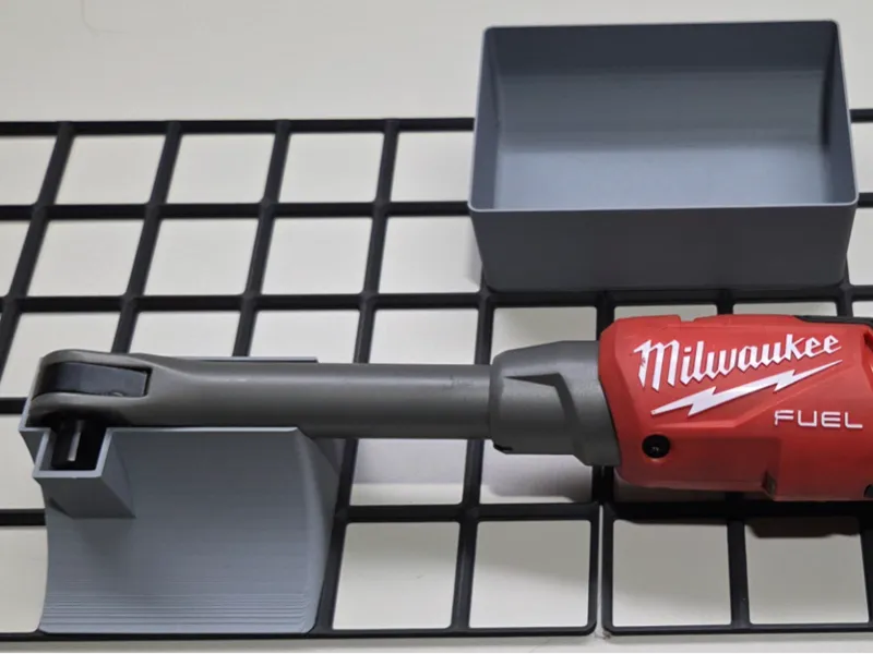 Milwaukee M12 Extended Ratchet Holder-Gridfinity