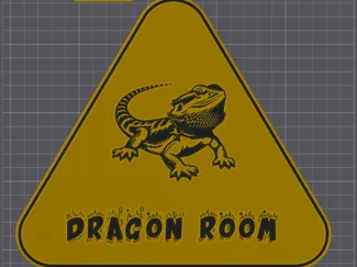 Dragon room sign