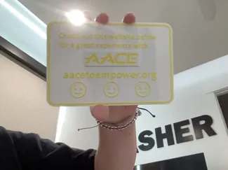AACE business card