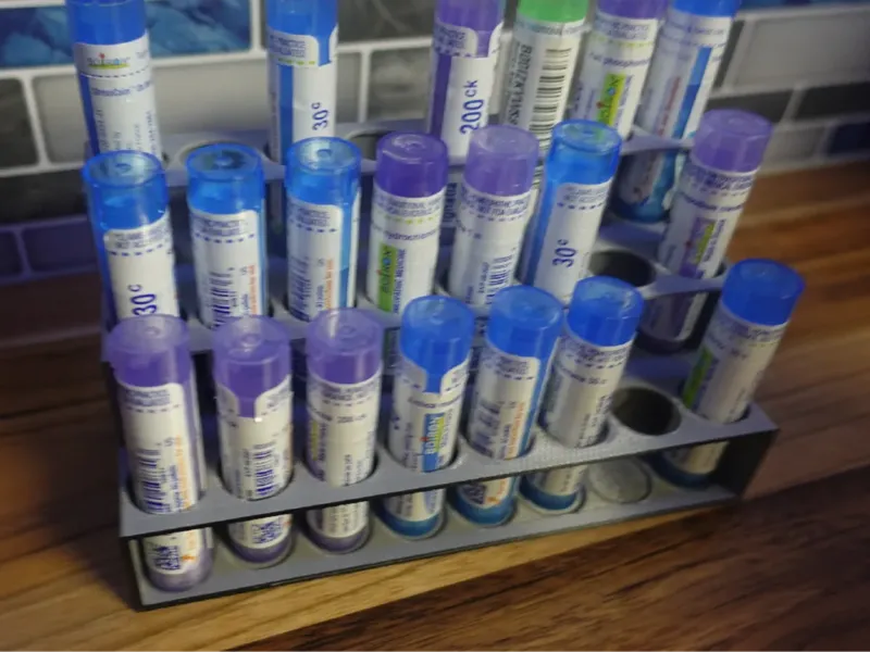 Homeopathic 3 stack organizer with drawer