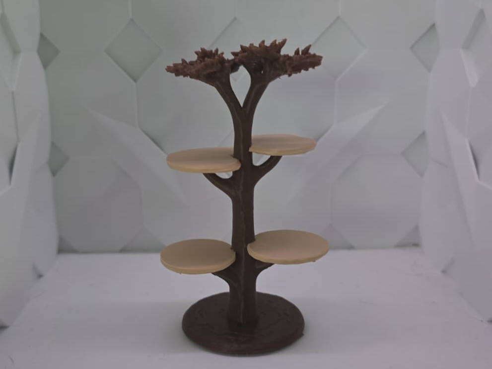 Baum mit Ablage – Dekorativer Organizer