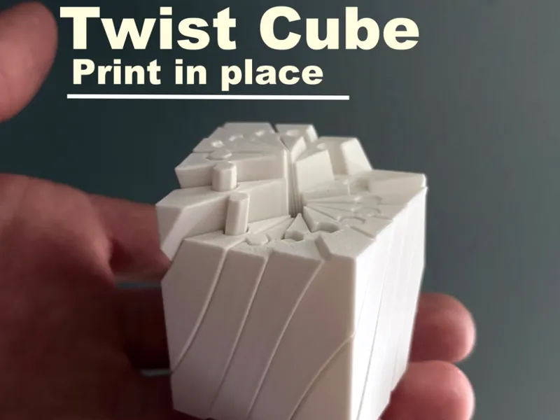 Fidget Square – Twist Cube (3 Sizes)