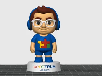 3d character model Spectrum creations