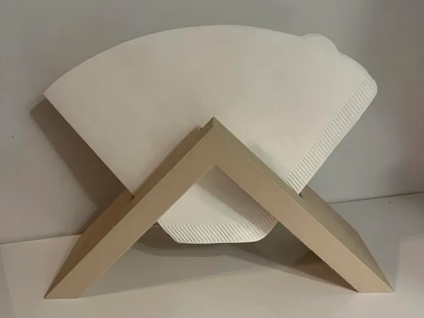 Support à filtres à café façon bois