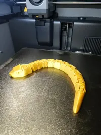 Petit serpent articulé, impression rapide en 1 heure — photo 3