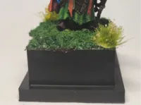 Socle 40x40x20 pour diorama de figurines — photo 1