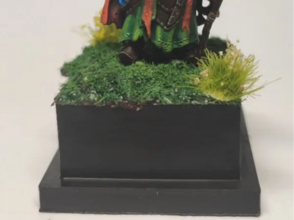 Socle 40x40x20 pour diorama de figurines