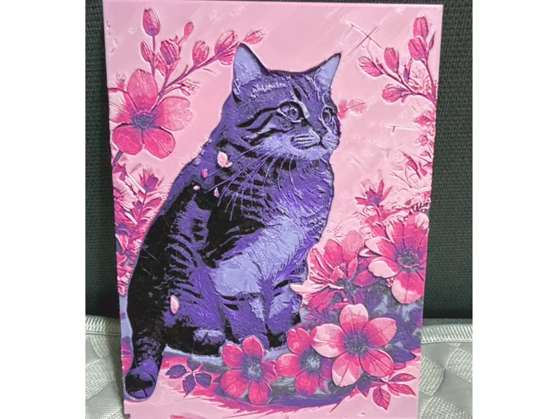 花圃裡的貓