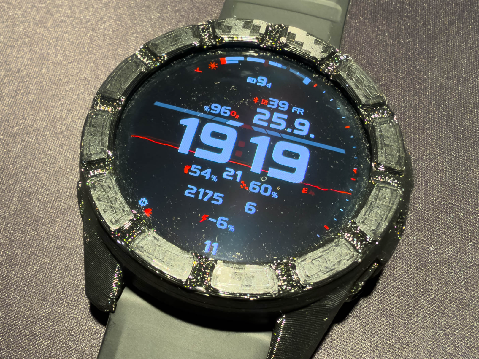 Garmin Fenix 9 Pro Armor Shield 3D model
