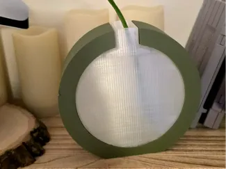 Round Cutout Vase