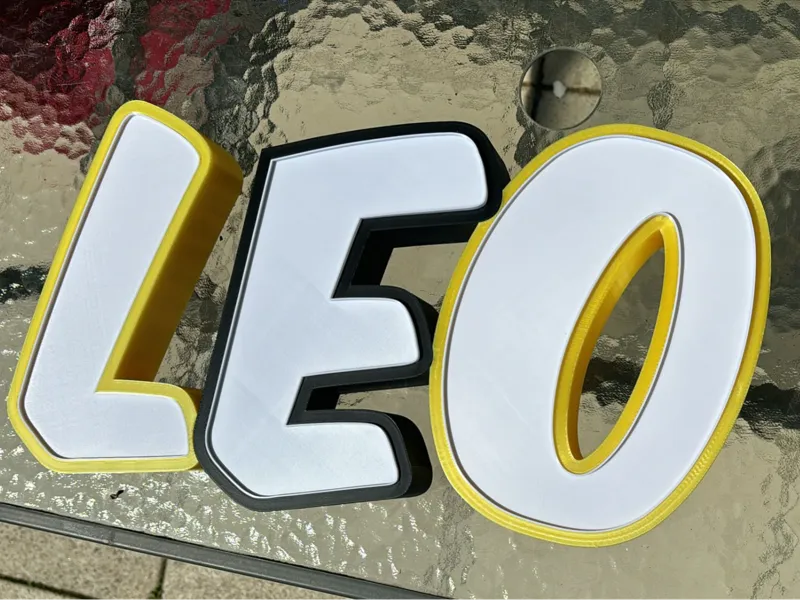 Led Name Leo
