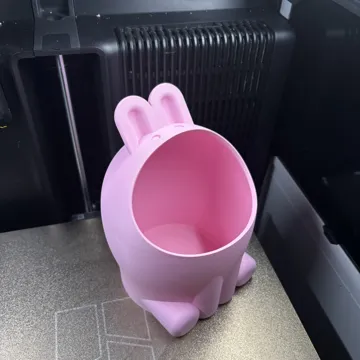 Modelo para impresión 3D: 小兔子桌面垃圾桶(Q_Craft) — vista de referencia 4