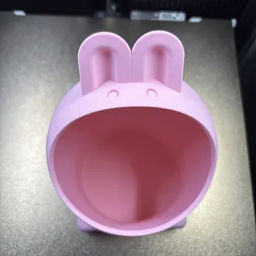 Modelo para impresión 3D: 小兔子桌面垃圾桶(Q_Craft) — vista de referencia 5