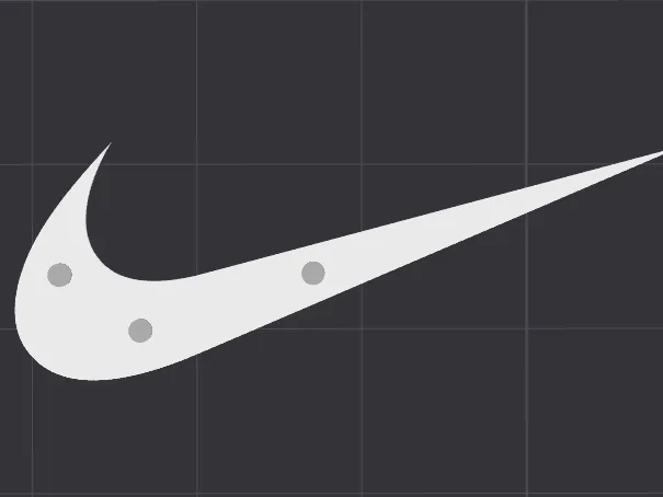 Nike Logo - Patch/Aufnäher