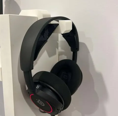 Vertical Headphone Desk Clamp / Wall with hook