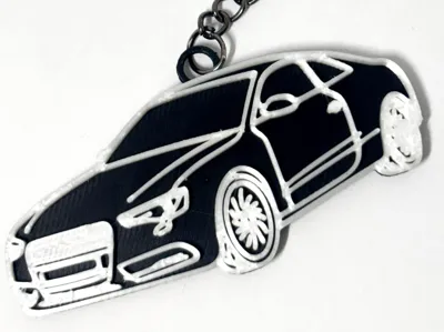 Audi A5 B8.5 keychain