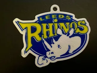 Leeds Rhinos Keychain