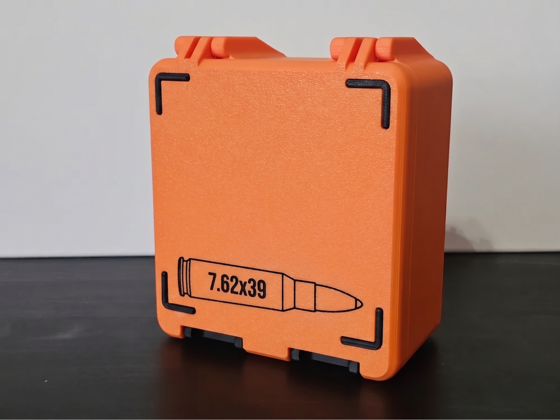 7.62x39 Ammo Box - 100 Rounds - Stackable