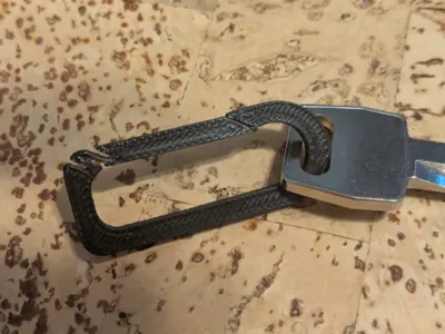 Small and Strong Carabiner Key Clip with Hook 