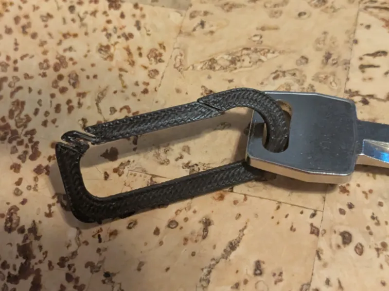 Small and Strong Carabiner Key Clip with Hook 