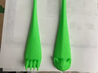 cay fork and salad paw spoon 