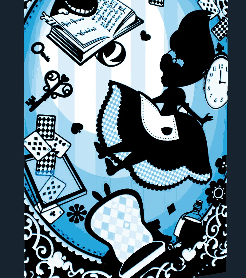 Alice in WonderLand Hueforge