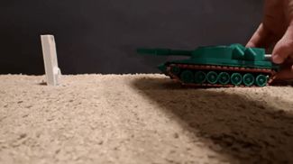 Working Shooting Tank