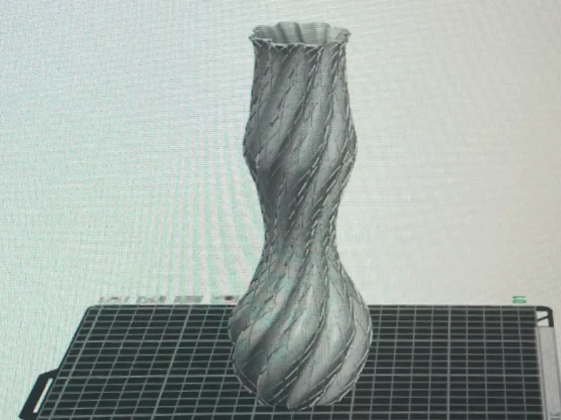 futristische Vase