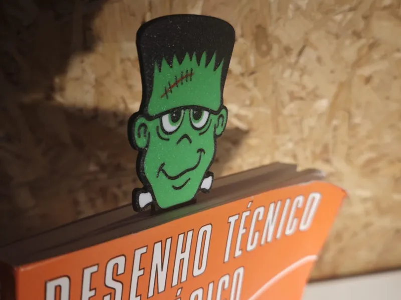 Marcador livro Frankenstein