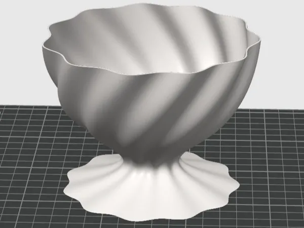 Coupe glacée décorative