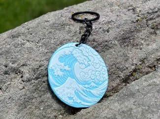 Waves Keychain